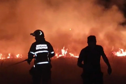 Batman’da anız yangını: 30 dönümlük alan kül oldu