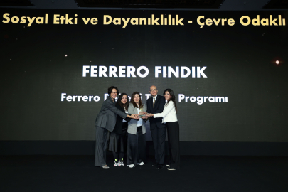 Ferrero Değerli Tarım Programı, iyi tarım uygulamalarıyla "Sürdürülebilir İş Ödülü" aldı