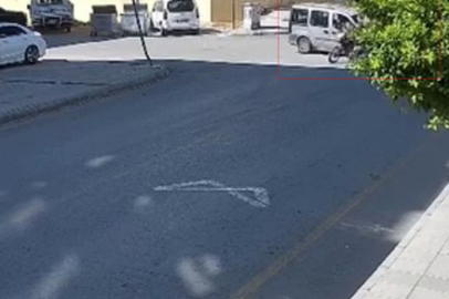 Motosiklet Kazası Kameralara Yansıdı