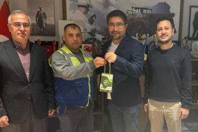 Duyarlı çalışan Büyükşehir Belediyesi tarafından da ödüllendirildi