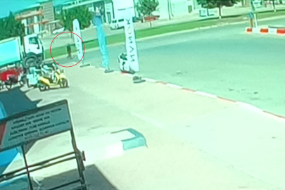 Kolu tekerin altında kalarak yaralanan kadın, tedavi için hastaneye götürüldü