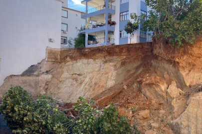 İnşaat Temelinde İkinci Toprak Kayması Kamerada