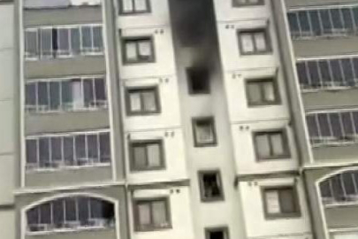 9 Katlı Binada Yangın