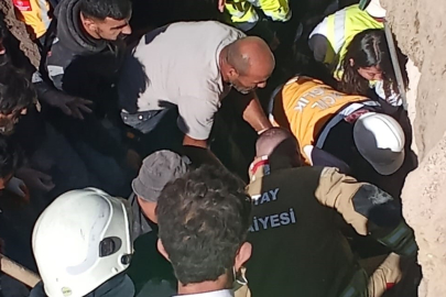 Hatay'da Şantiye Alanında Göçük: 1 Yaralı