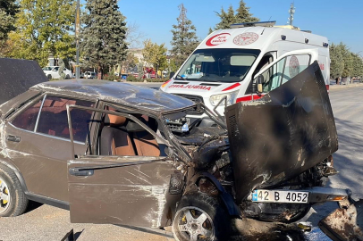 Tofaş Ağaca Çarparak Takla Attı