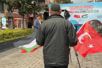 Esnaf ve vatandaşların katılımıyla düzenlenen kampanyadan elde edilecek gelir Gazze'ye gönderilecek