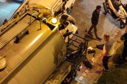Su Tankeri ile Kamyonet Çarpıştı: 1 Ölü