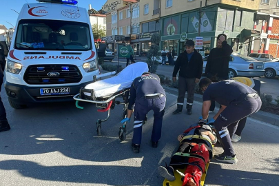 Yolun Karşısına Geçmek İsterken Otomobil Çarptı