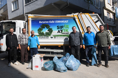 Osmangazi’de Ambalaj Atıkları Kapı Kapı Toplanıyor!