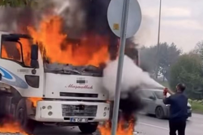 Çevre Yolunda Korkunç Yangın!