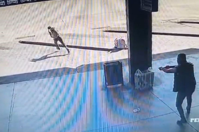 Otogarda yaşanan dehşet kamerada