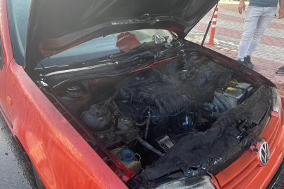 LPG'li Otomobil Alevlere Teslim Oldu