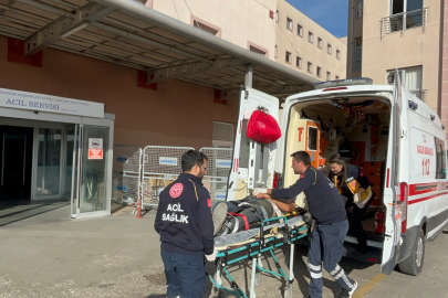 50 Yaşındaki İşçi 5 Metre Yüksekten Zemine Düştü