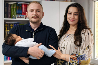 6 kilo 150 gram Ali Atilla bebek İnegöl'de dünyaya geldi