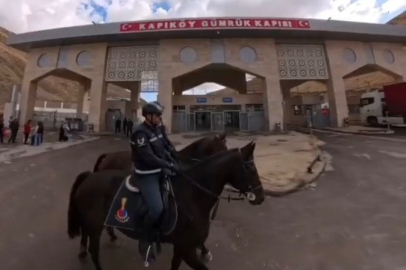 Atlı Jandarma Timleri Kapıköy sınırında görevde