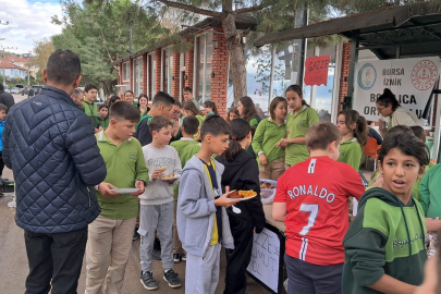İznikli öğrencilerden Gazze'ye anlamlı destek