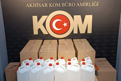 Manisa'da kaçak alkol operasyonu