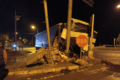 Ordu'da süt yüklü tır ve otomobil çarpıştı: 2 yaralı