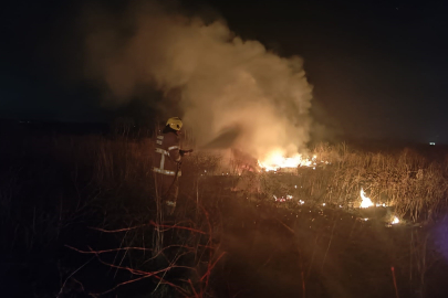 Balıkesir'de Arazi Yangını