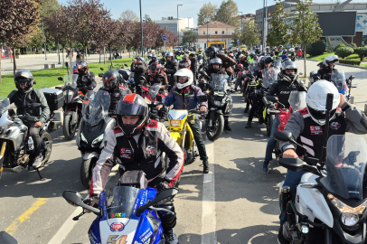 Motosiklet tutkunları Cumhuriyet coşkusunu böyle kutladı