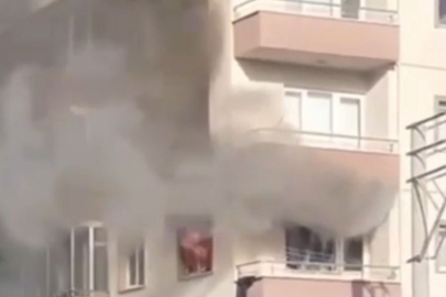 Apartman Dairesi Alevlere Teslim Oldu