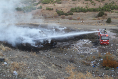 Konya'da Ormanlık Alanda Yangın