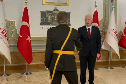 29 Ekim Cumhuriyet Bayramı kabul töreni, Fatih'teki valilik binasında gerçekleştirildi