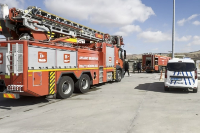 Akaryakıt İstasyonunda Yangın