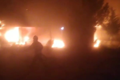 Restoranda Çıkan Yangın Panik Yarattı