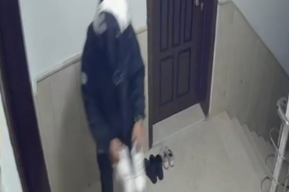 Ayakkabı Hırsızı Kamerada