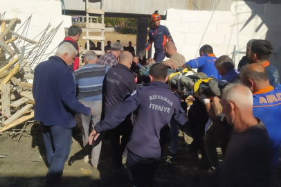 Yapımı Süren Cami İnşaatının Kubbesinin Çökmesi Sonucu 5 Kişi Yaralandı