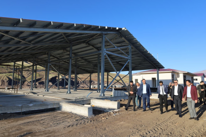 Güroymak'ta "Hayvan Pazarı ve Mezbahanesi" projesi devam ediyor