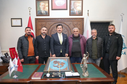 Yenişehir’de Üretim ve Depolama Sektörü Temsilcilerinden Başkan Özel’e Ziyaret