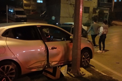 Sola Dönüş Yapmak İsterken Kaza Yaptı