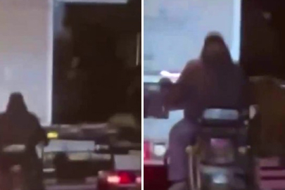 Seyir Halindeki TIR’dan Film Gibi Hırsızlık