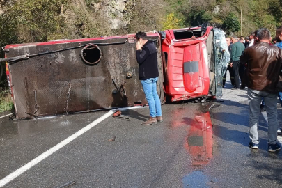 Yangına Giderken Kaza: 2 Yaralı