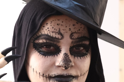 ATABEM kursiyerlerden korku filmi makyajı