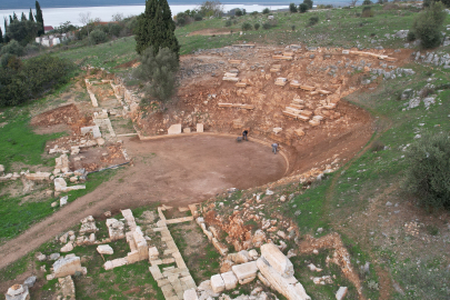 Gölyazı'daki antik tiyatro kazıları tamamlanma aşamasına geldi