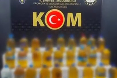 Bursa'da Sahte Alkol Operasyonu