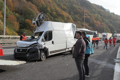 Bolu Dağı Tüneli Çıkışında Zincirleme Trafik Kazası: 1 Yaralı