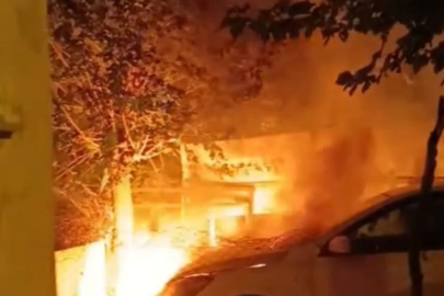 Park Halindeki Otomobil Alevlere Teslim Oldu