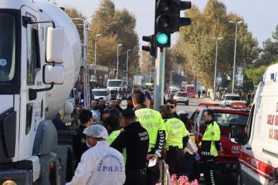 Beton mikseri yaşlı kadını ezdi! Feci şekilde can verdi
