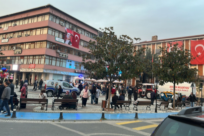 Kaymakamlık önünde kendini yaktı! İşte o görüntüler!