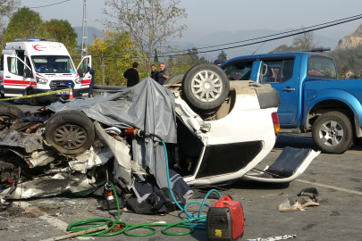 Ordu'da trafik kazası: 1 ölü 2 yaralı