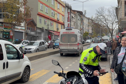 Edirne'de Motosiklet Kazası : 1 Yaralı