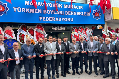 İnegöl Manav Yörük Muhacir Türkmen Boyları Federasyonu'nun Yeni Hizmet Binası Açıldı