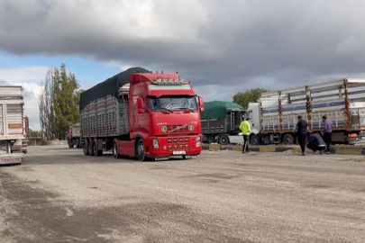 Pancar yüklü tır, polis ekiplerinin 'Dur' ihtarına uymayıp trafiği tehlikeye sokarak kaçmaya çalıştı