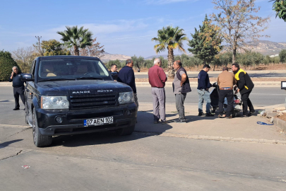 Kilis'te cip ile motosiklet çarpıştı: Kaza anı kameraya yansıdı
