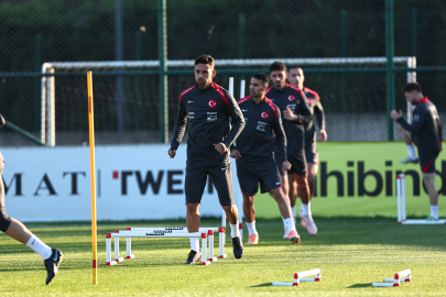 A Milli Futbol Takımı, İspanya maçı hazırlıklarına başladı