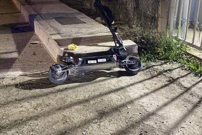 İnegöl'de otomobil ile çarpışan scooterın sürücüsü ağır yaralandı